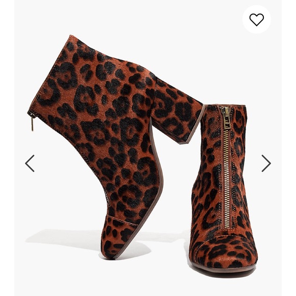 Madewell Front-Zip Boots in Leopard - Picture 5 of 6